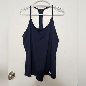 Under Armour Heatgear Navy Strappy Tank Top Size Large